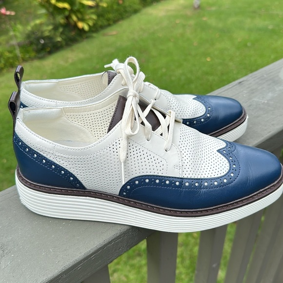 Cole Haan women’s platform wingtip oxfords - Picture 4 of 9